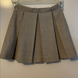 Flora and Henri 4Y/4T Gray Wool Pleated Skirt Classic Tailored EUC